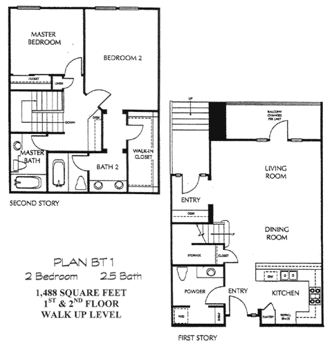 City Walk Floor Plan BT1