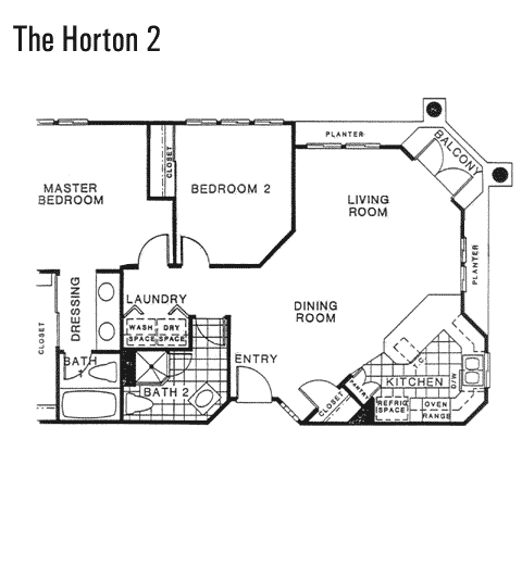 Columbia Place Floor Plan The Horton 2