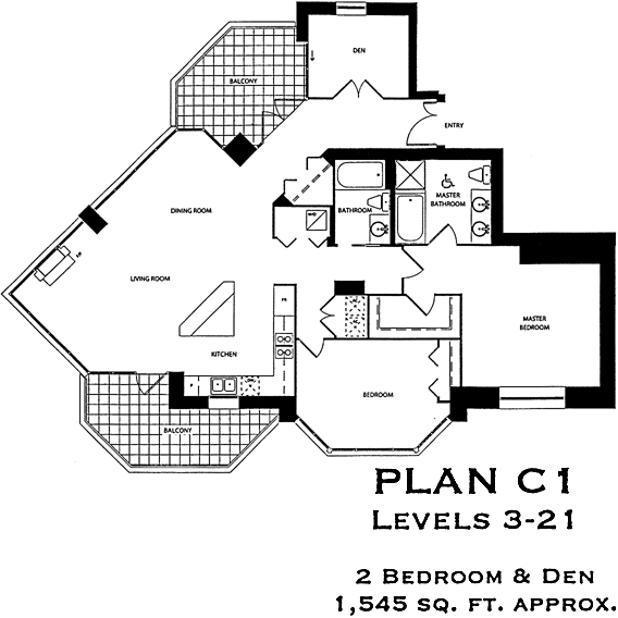 Park Place Floor Plan C1