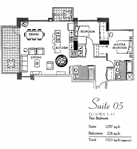 Pinnacle Floor Plan Suite 05