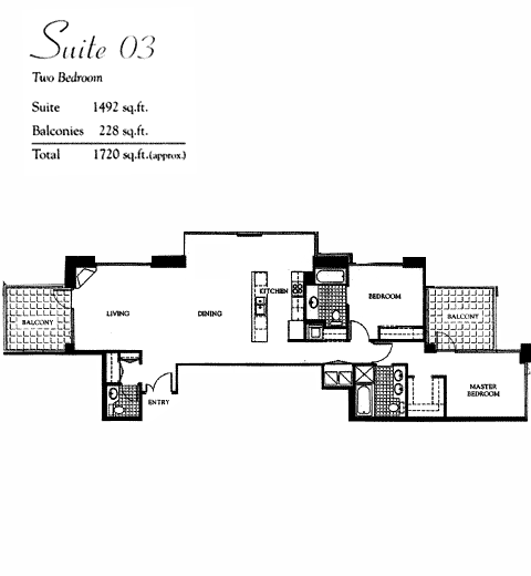 Pinnacle Floor Plan Suite 03