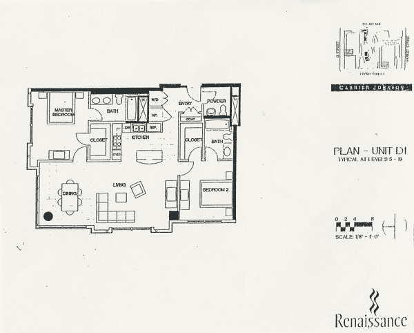Renaissance Floor Plan Unit D1