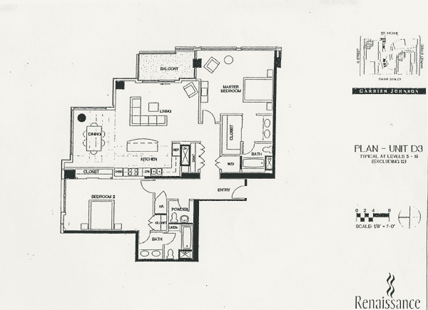 Renaissance Floor Plan Unit D3