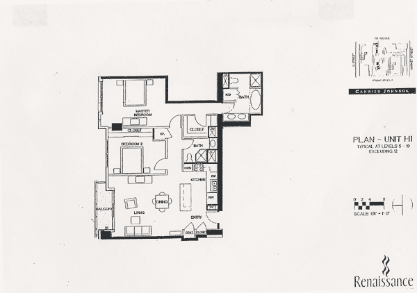 Renaissance Floor Plan Unit H1