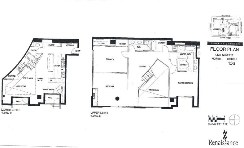 Renaissance Floor Plan Unit 106
