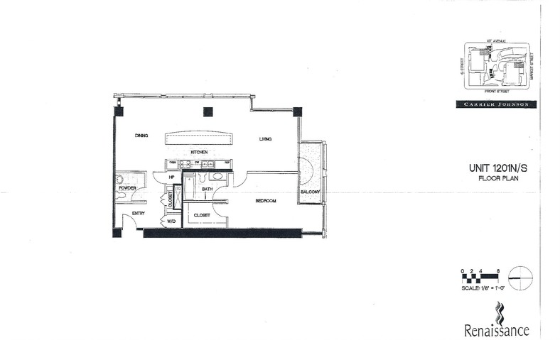 Renaissance Floor Plan Unit 1201
