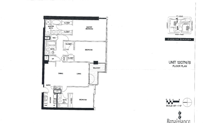Renaissance Floor Plan Unit 1207