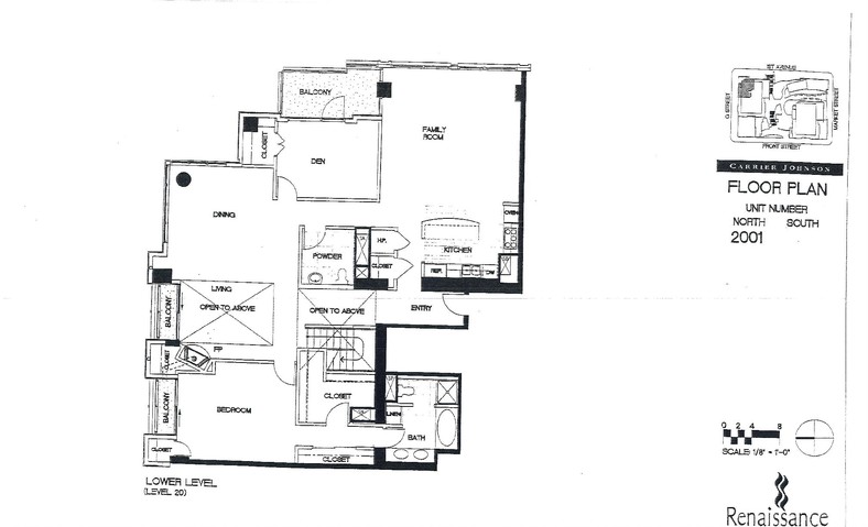 Renaissance Floor Plan Unit 2001