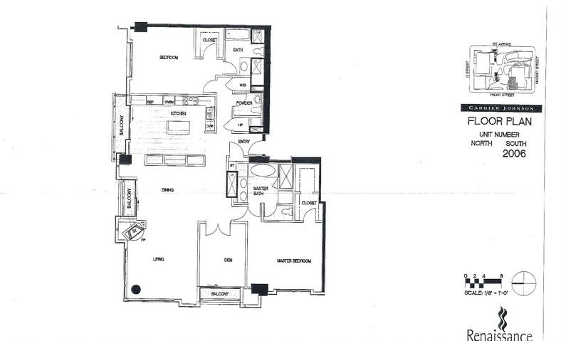 Renaissance Floor Plan Unit 2006