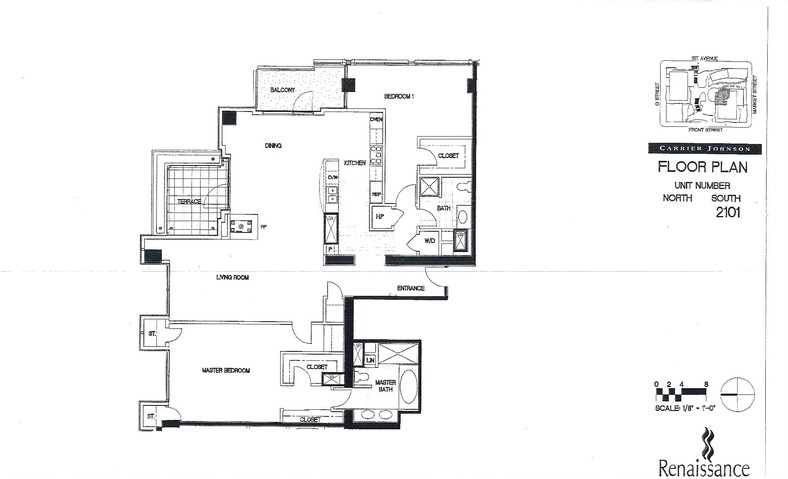 Renaissance Floor Plan Unit 2101