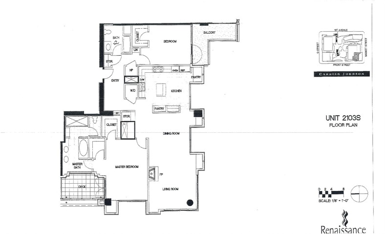 Renaissance Floor Plan Unit 2103