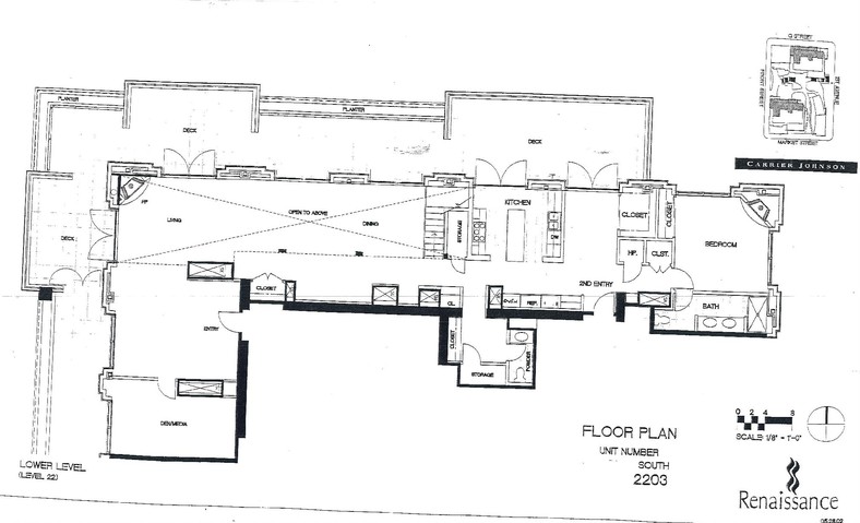 Renaissance Floor Plan Unit 2203