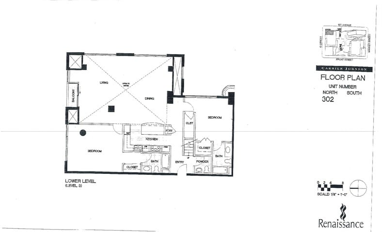 Renaissance Floor Plan Unit 302