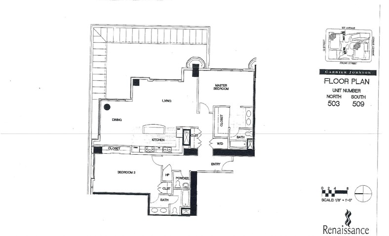 Renaissance Floor Plan Units 503 & 509