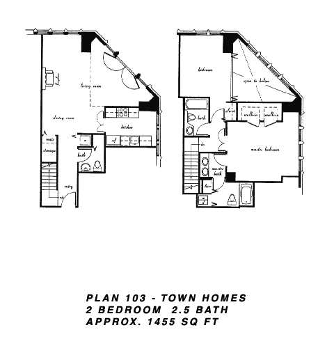 Cityfront Terrace Floor Plan 103