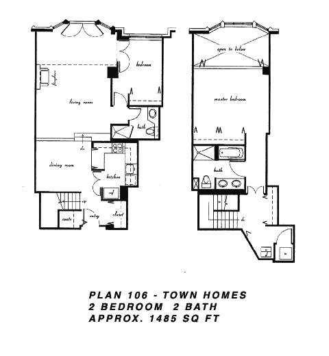 Cityfront Terrace Floor Plan 106