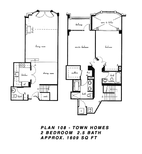 Cityfront Terrace Floor Plan 108