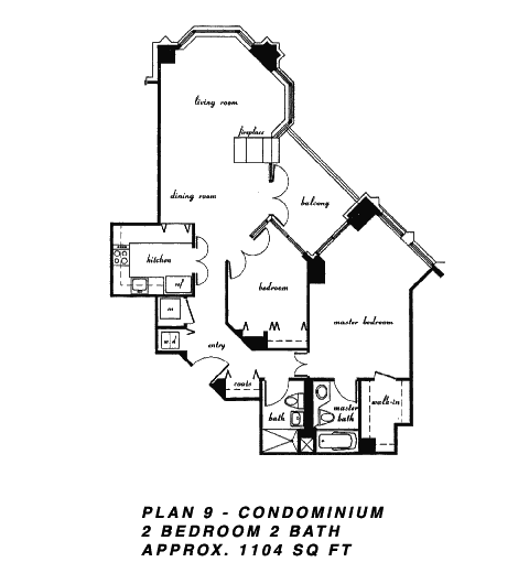 Cityfront Terrace Floor Plan 9