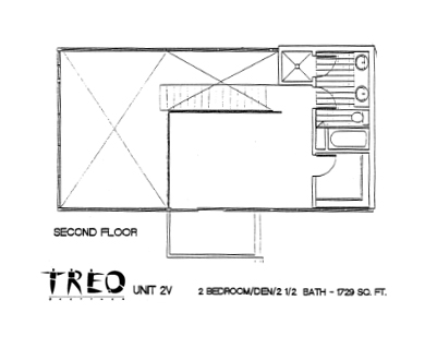 Treo Floor Plan Unit 2V 2nd Floor
