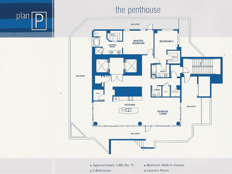 Cortez Blu Floor Plan P