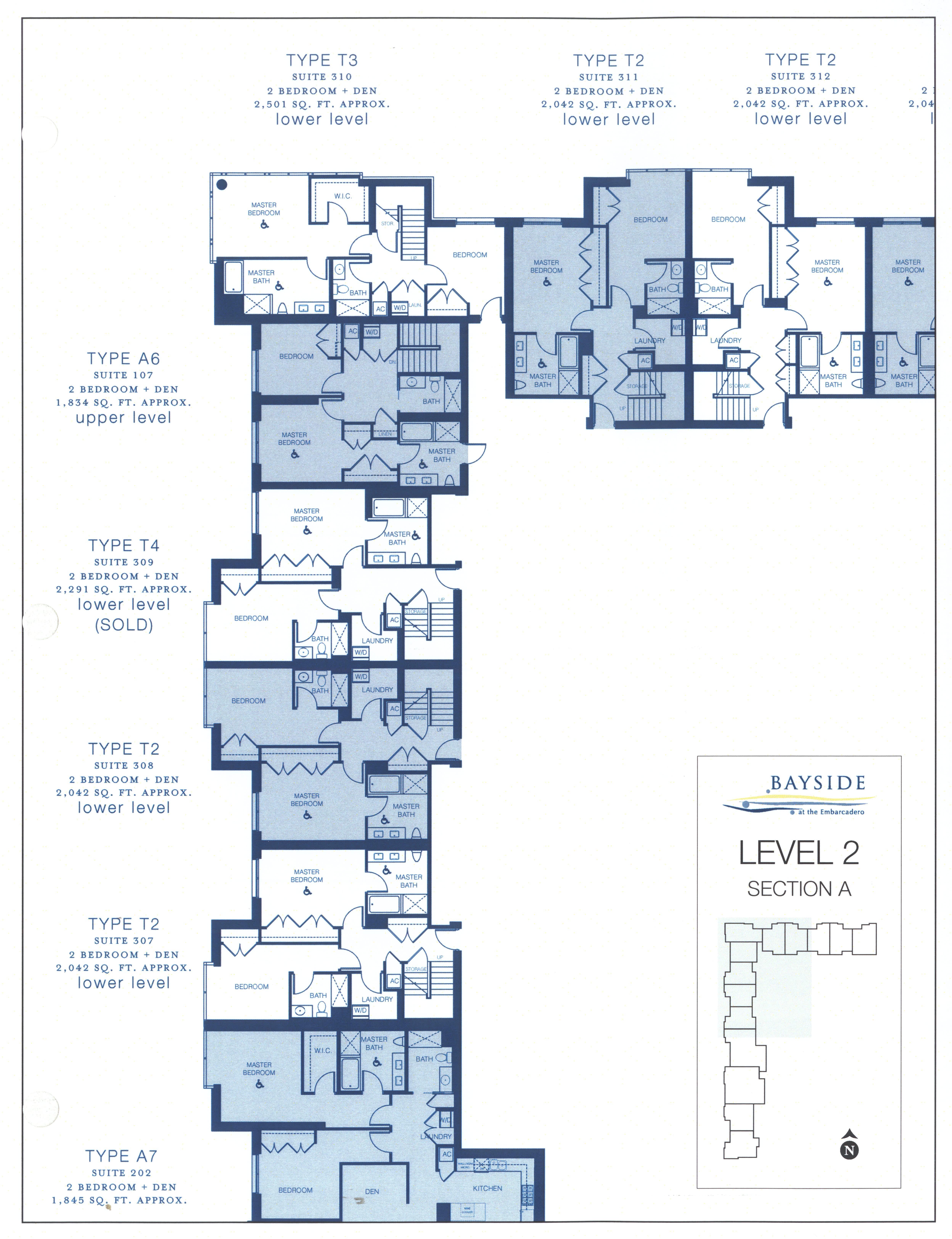 Bayside Floor Plan Level 2 Section A