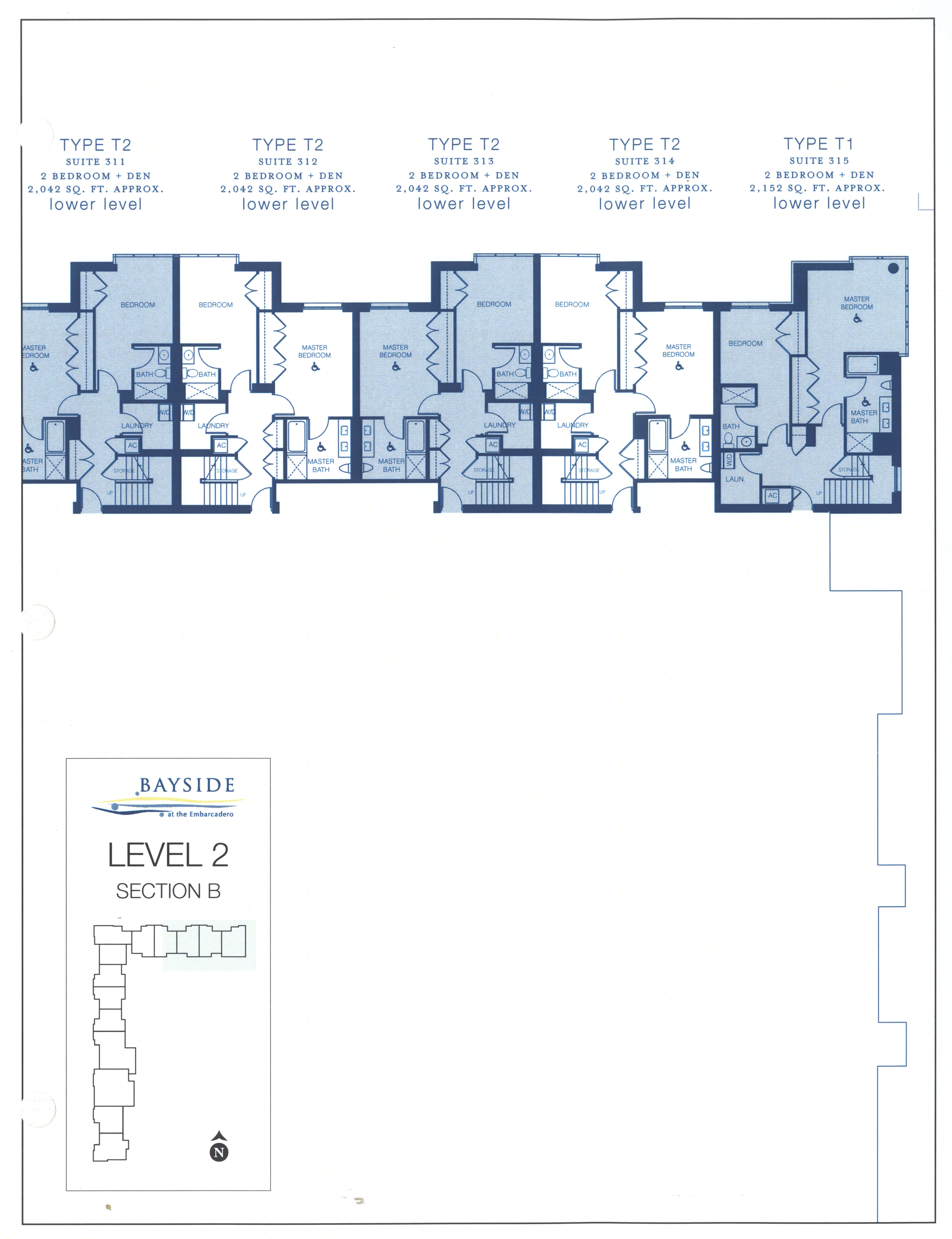 Bayside Floor Plan Level 2 Section B