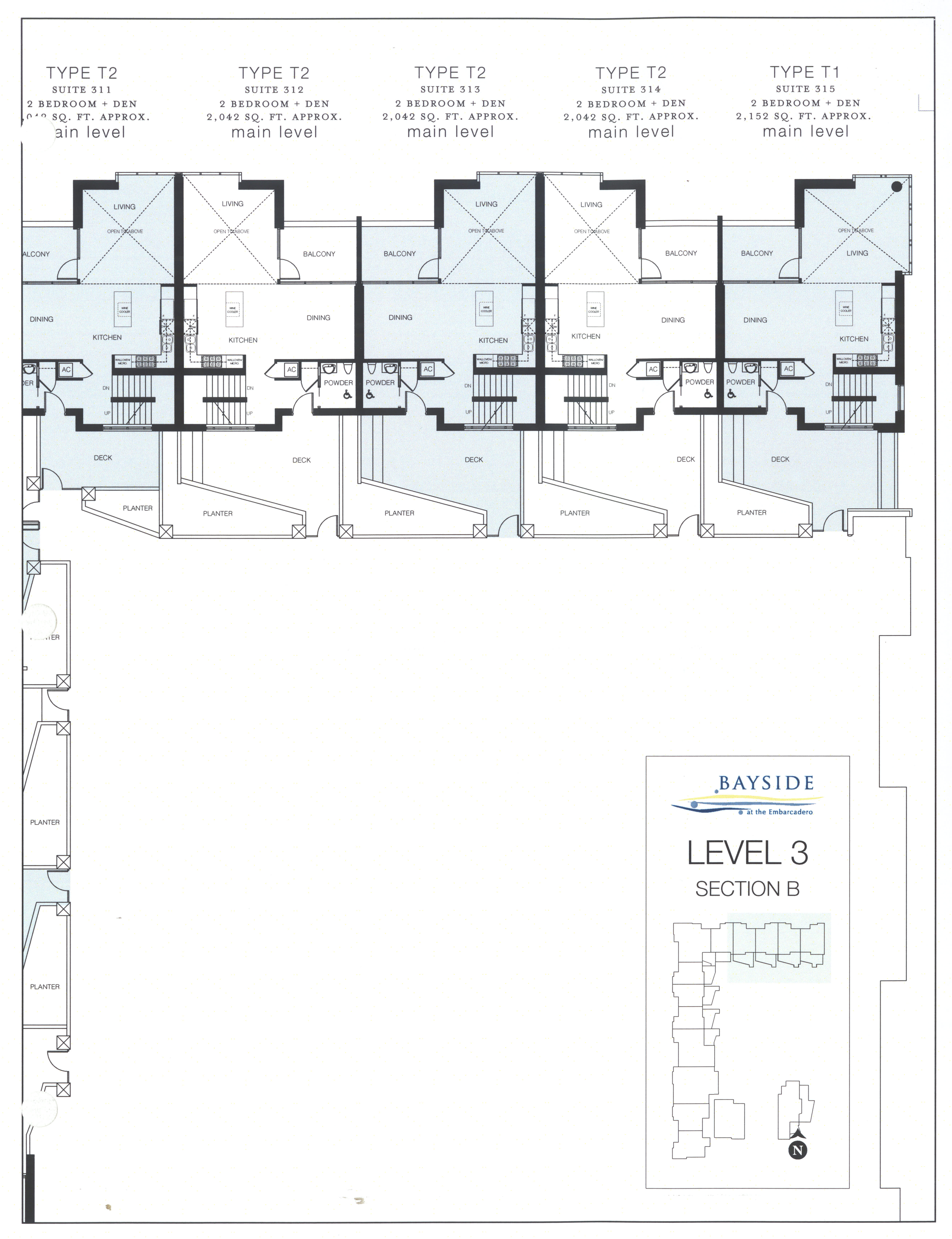 Bayside Floor Plan Level 3 Section B