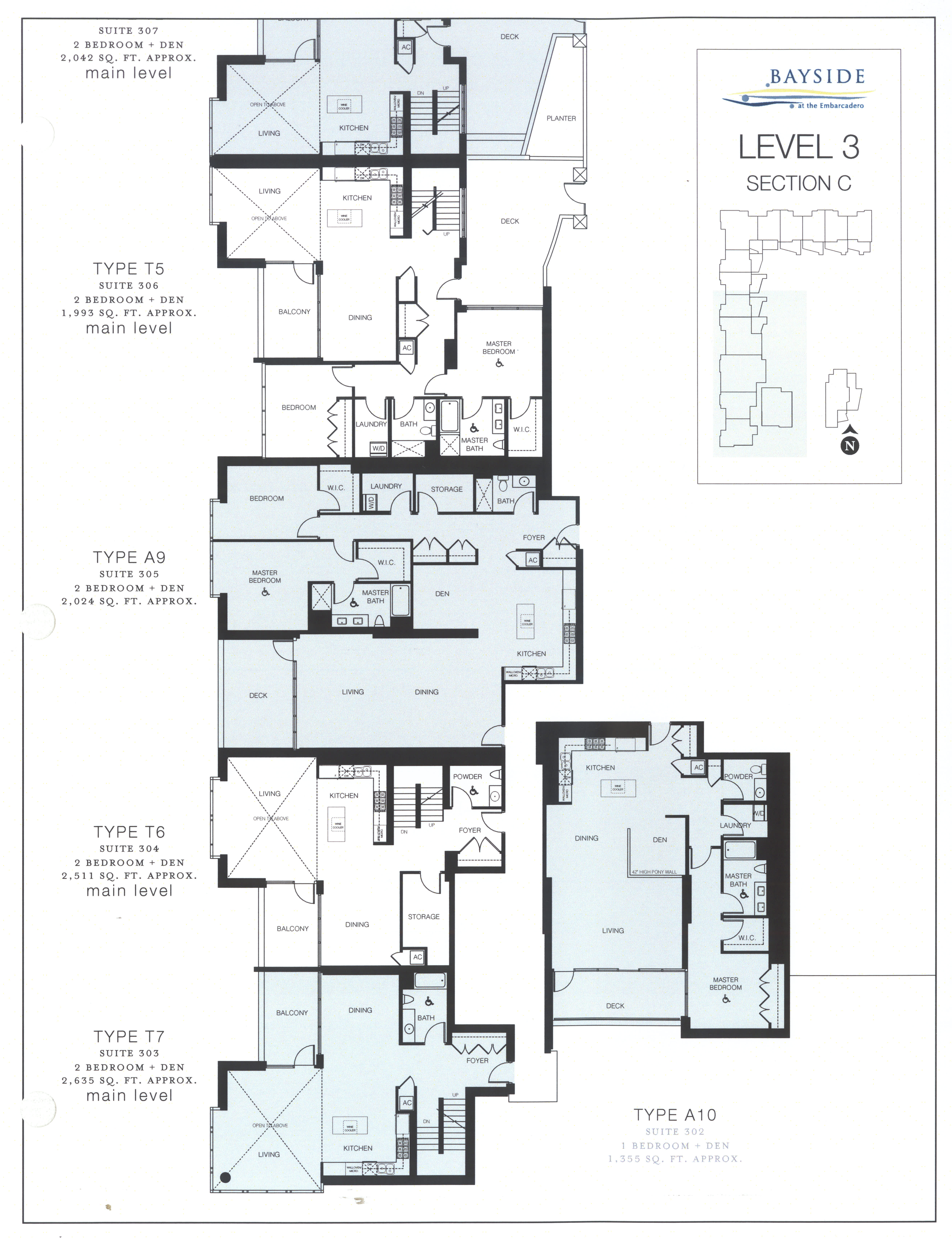 Bayside Floor Plan Level 3 Section C