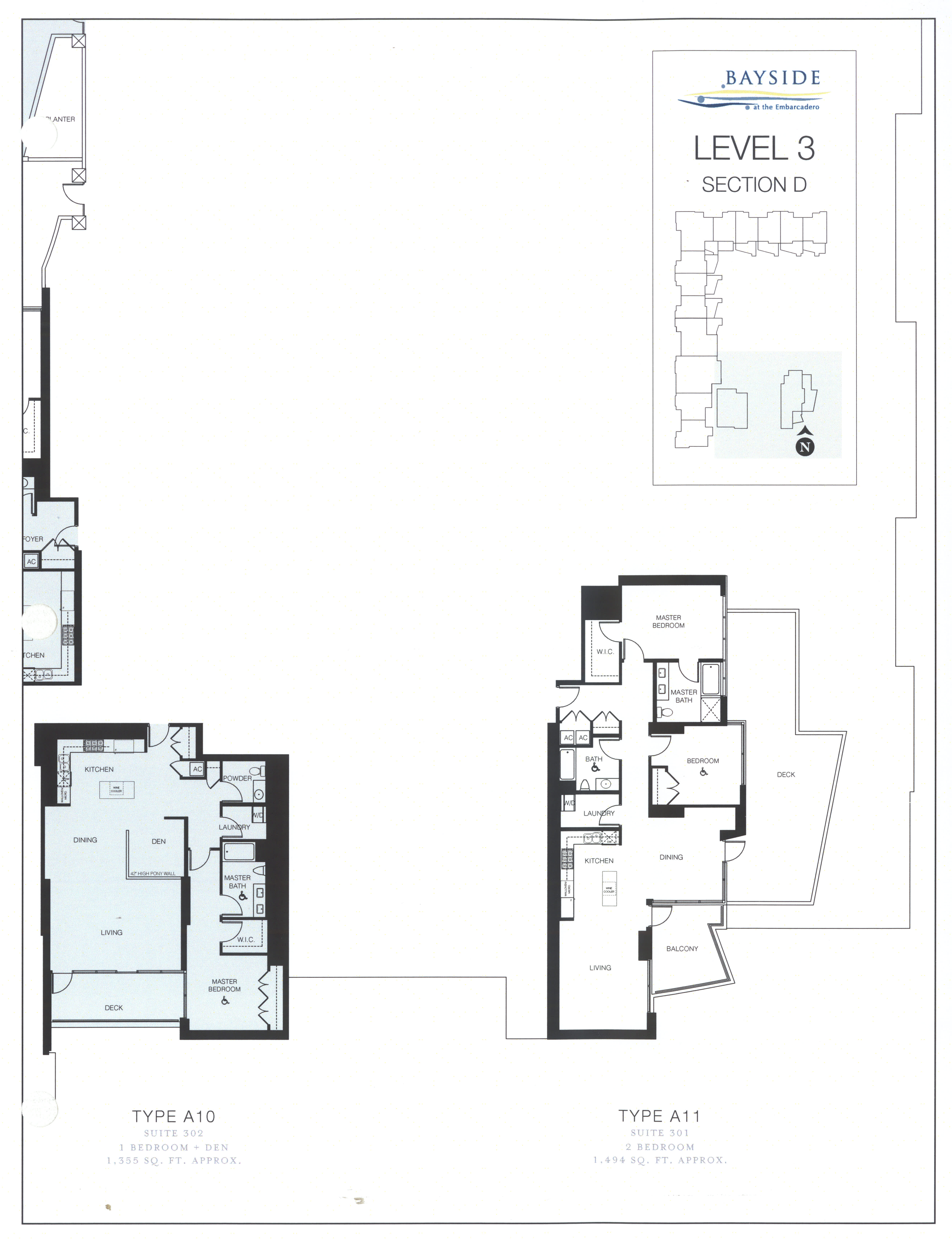 Bayside Floor Plan Level 3 Section D