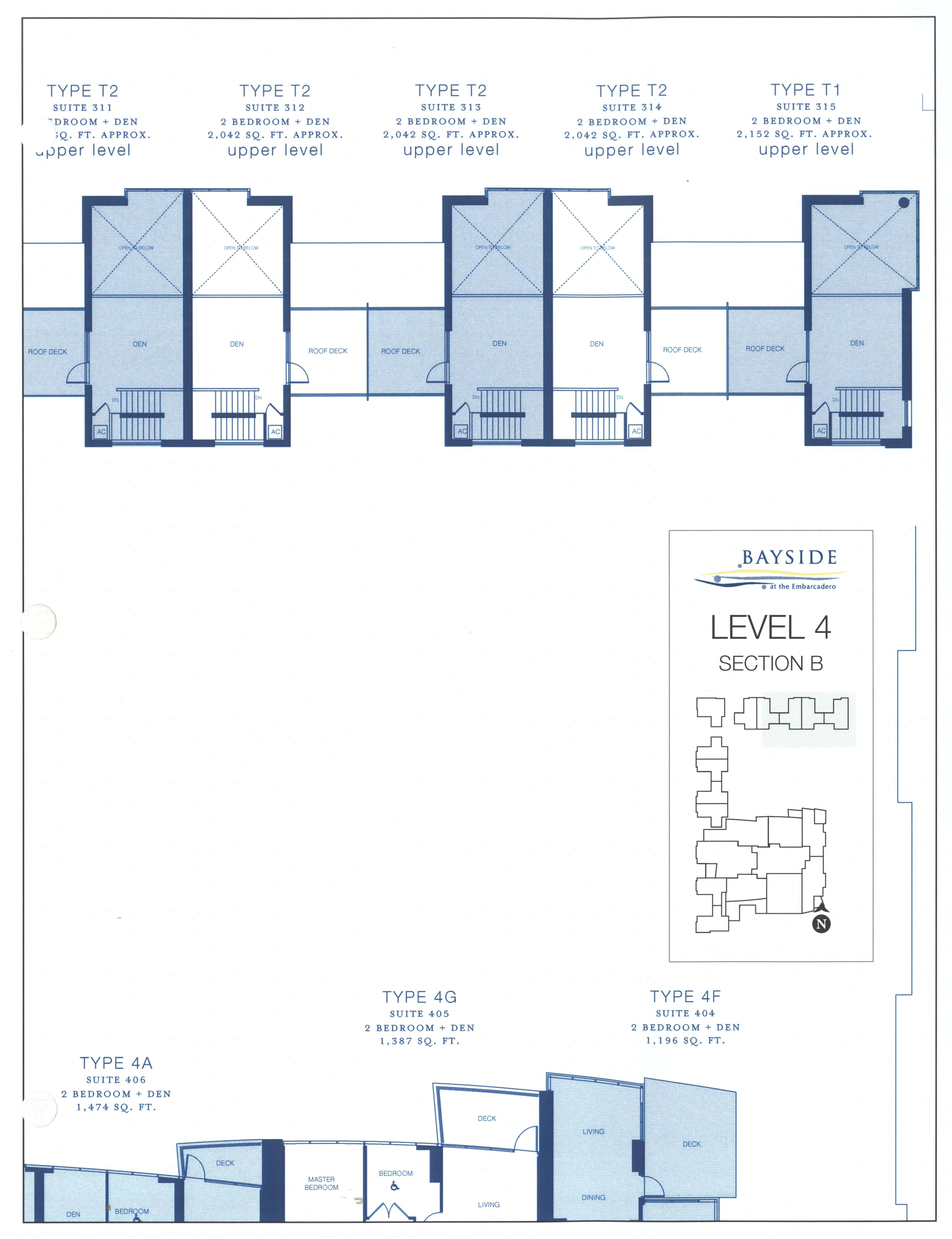 Bayside Floor Plan Level 4 Section B