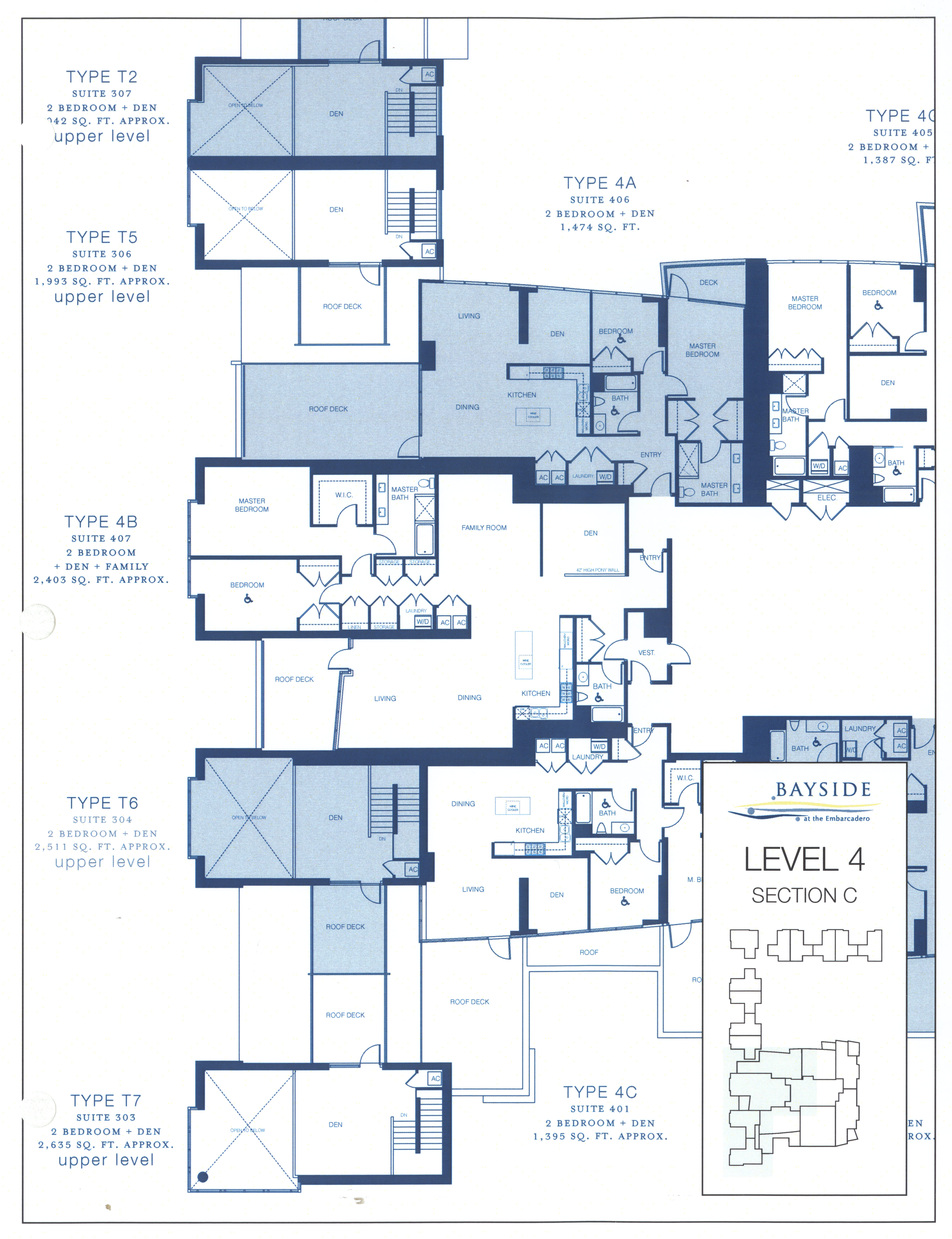 Bayside Floor Plan Level 4 Section C