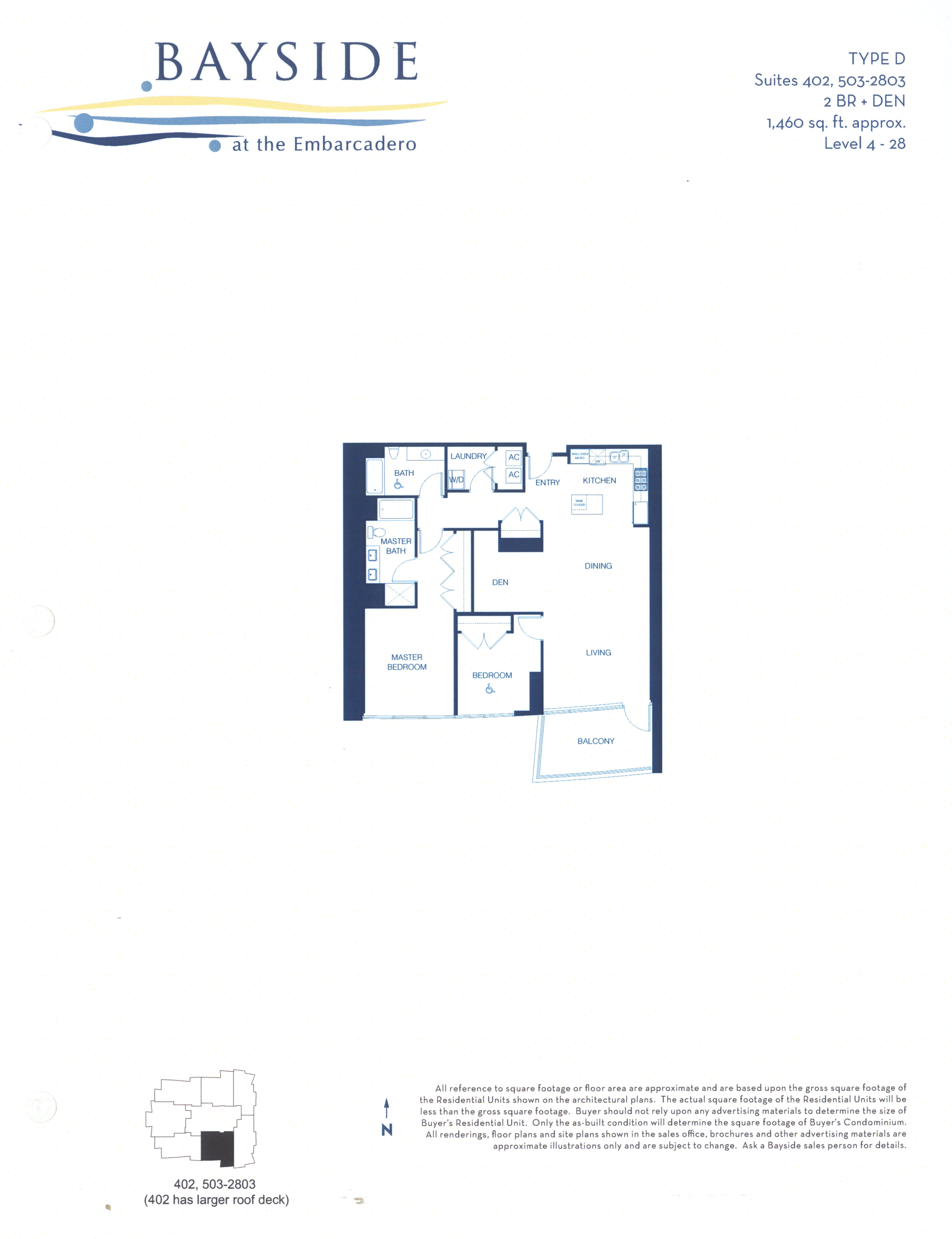 Bayside Floor Plan Level 4- 28 Type D