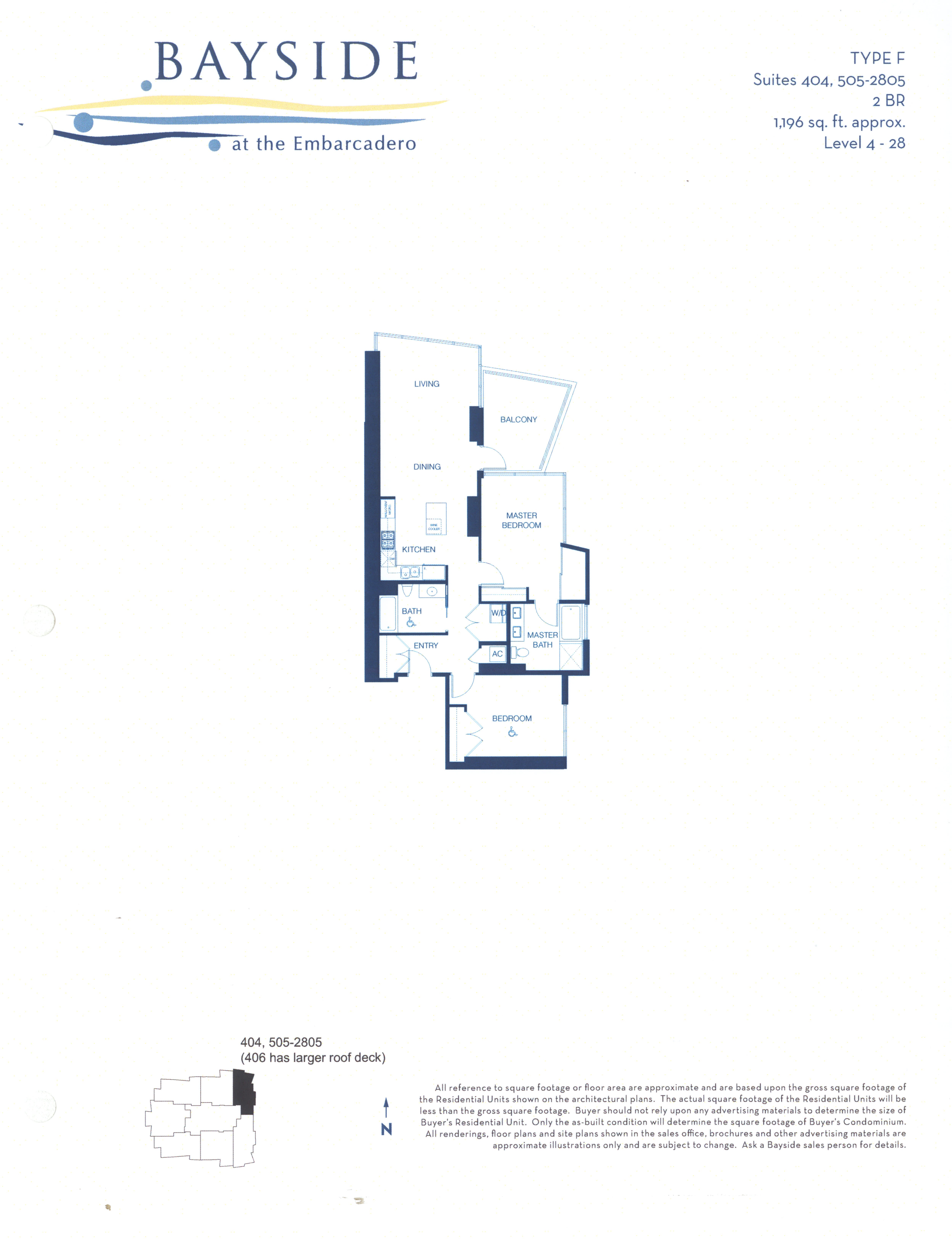 Bayside Floor Plan Level 4- 28 Type F