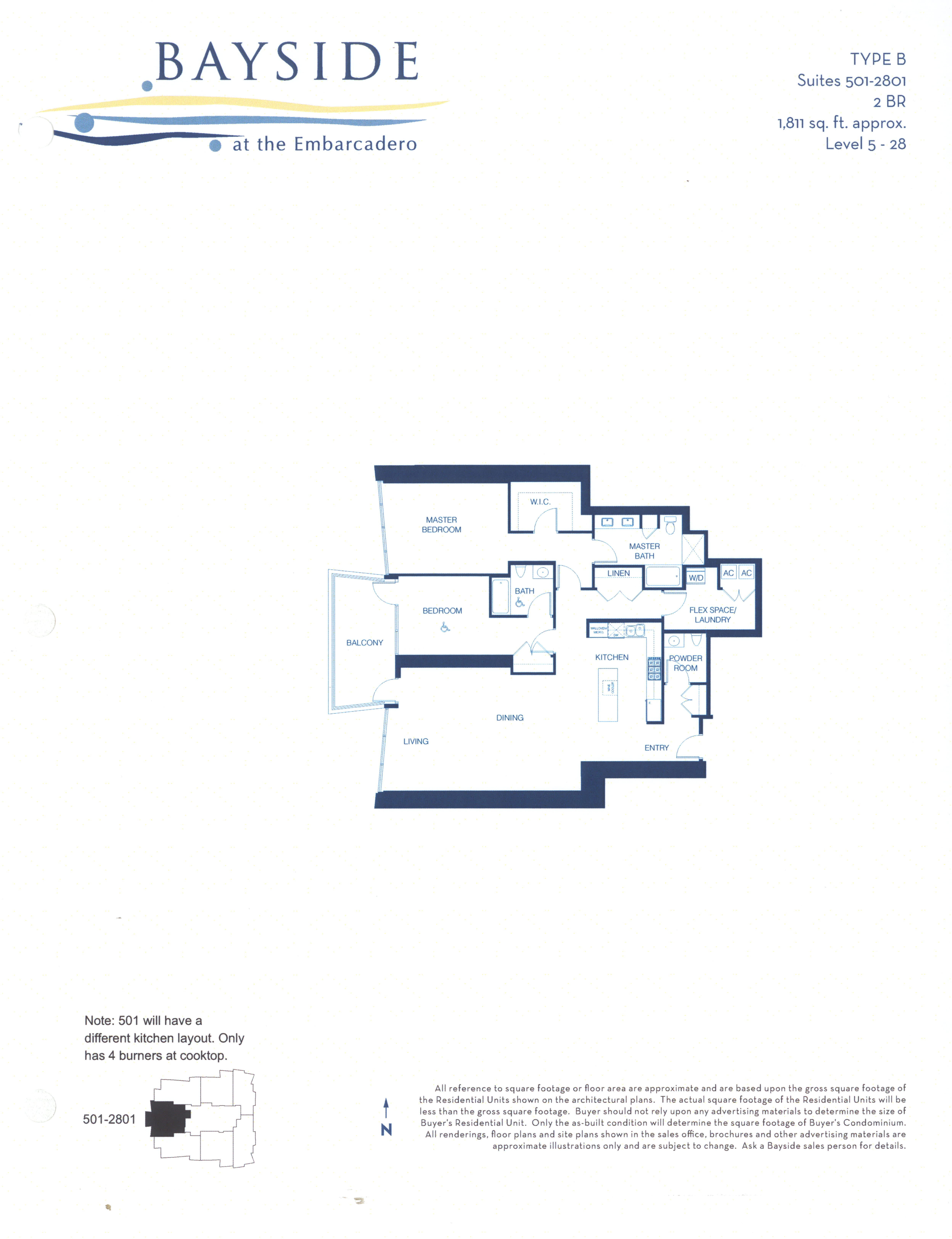 Bayside Floor Plan Level 5- 28 Type B