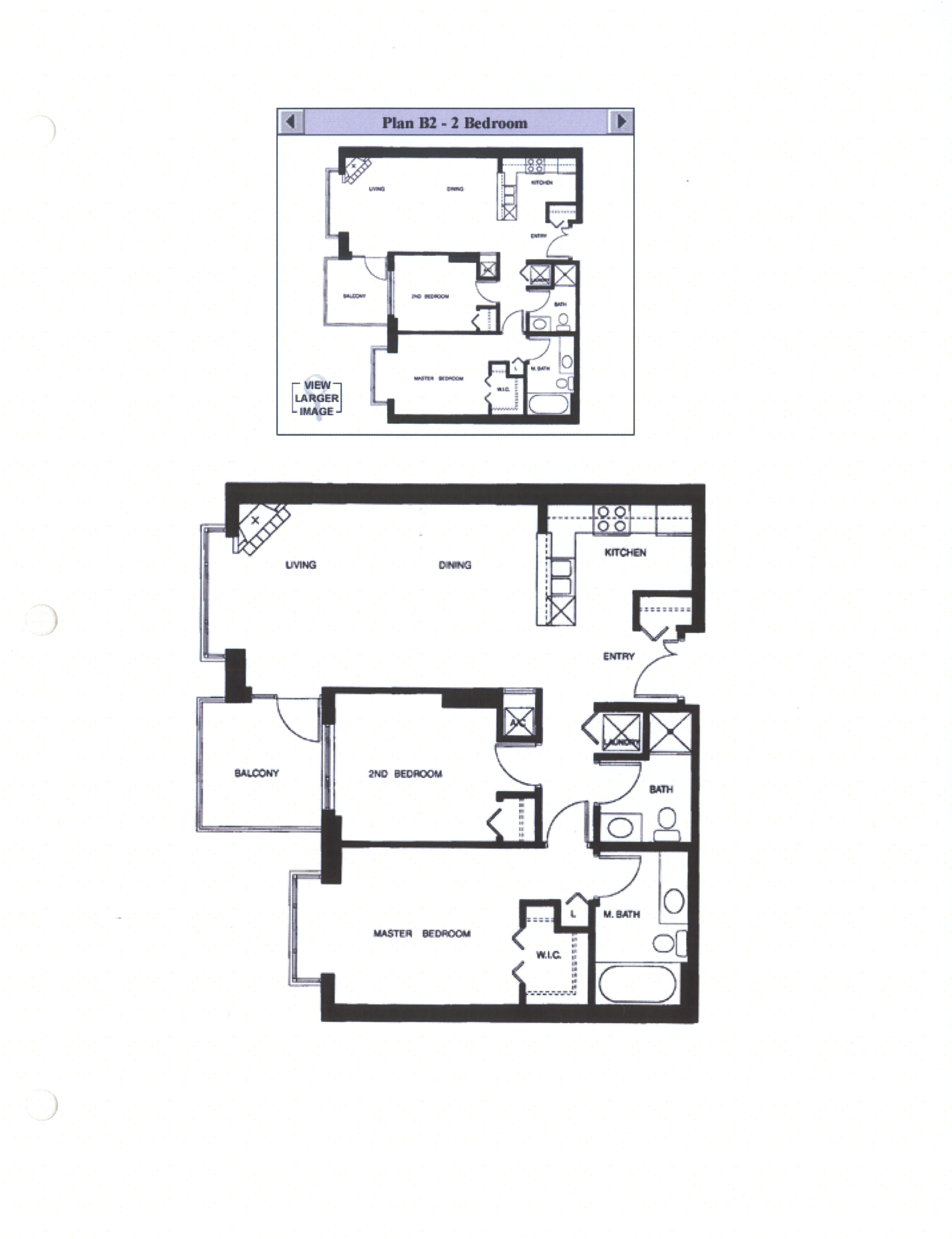Discovery Floor Plan B2 – 2 Bedroom