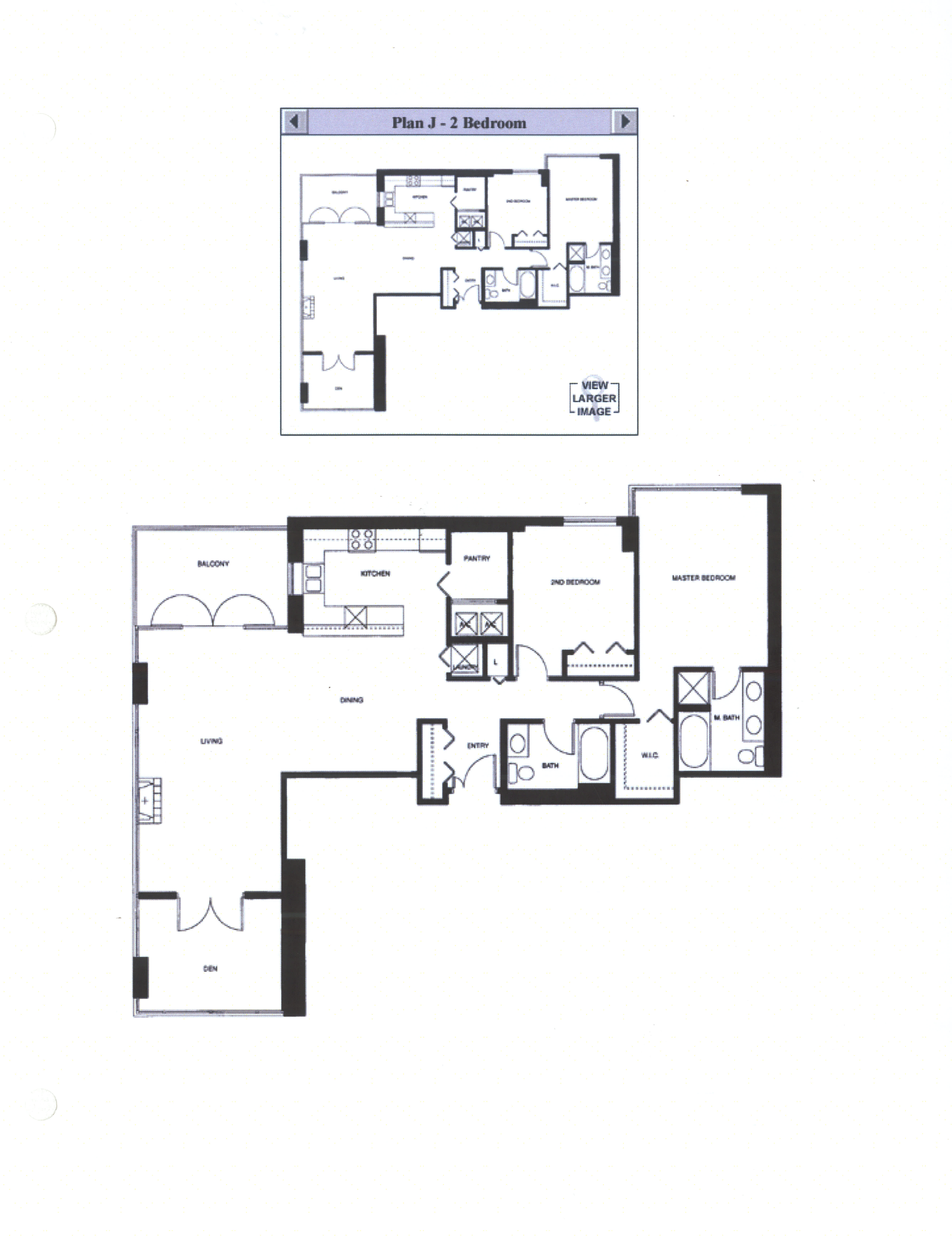 Discovery Floor Plan J – 2 Bedroom