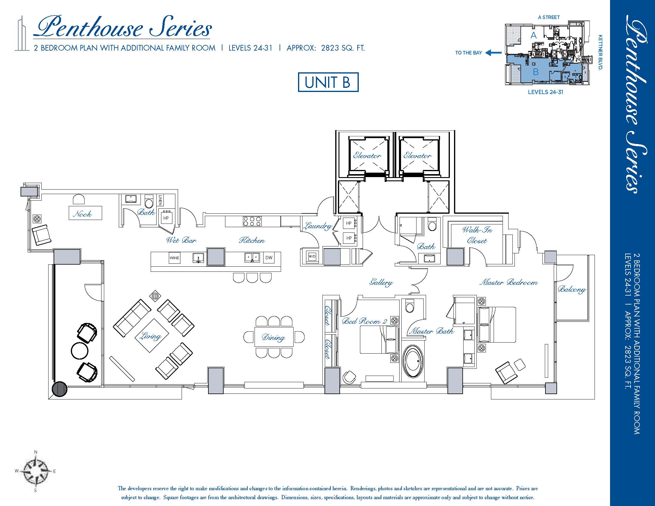 Sapphire Tower Unit B - Penthouse